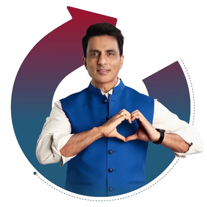Sonu Sood endorsing Ayurvedic heart treatment at Madhavbaug